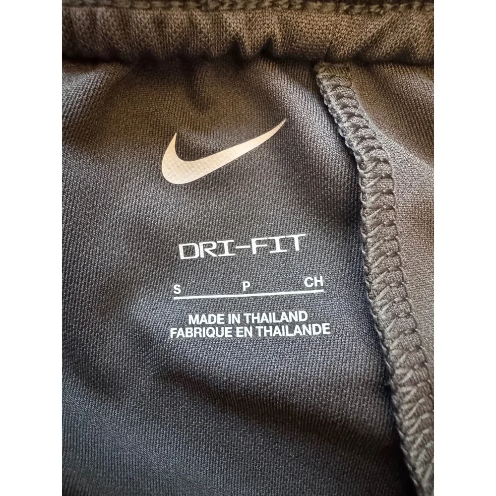 Nike Womens Dri-FIT Training Pants Charcoal Gray Straight Leg Size Small